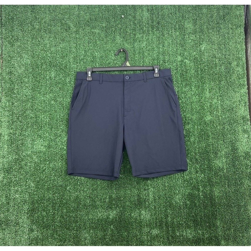 SAXX Go To Town 2N1 Shorts Mens Size 34 Blue BallPark Pouch Performance Golf